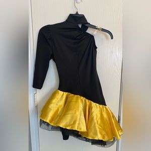 Black yellow jazz costume